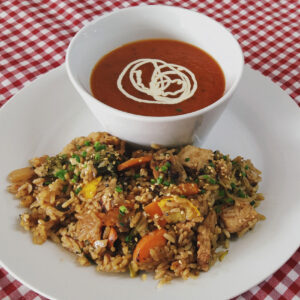 Menú 4.1 Arroz Thai con Pollo